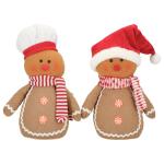 Knuffel peperkoekenmannetje - Kerstmuts