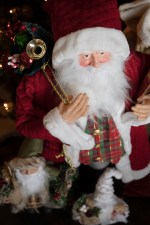 Kerstfiguur rood - klein - Afbeelding 5