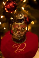 Luxe sneeuwbol lantaarn  - sneeuwman + boom - Afbeelding 2