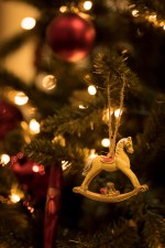 Schommelpaard cognac - hanger - Afbeelding 2