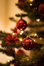 Set Kerstballen donkerrood - 48st - Afbeelding 2