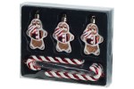 Set Kersthangers - candy cane & gingerbreadman