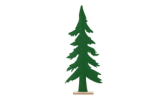Kerstboom op voet vilt - groot