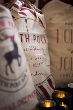 Katoenen kerstzak "North Pole Expressé - Afbeelding 2